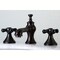 Kingston Brass KC7065PKX Duchess Widespread Bathroom Faucet W/ Brass Pop-Up, Bronze KC7065PKX - alternate 2
